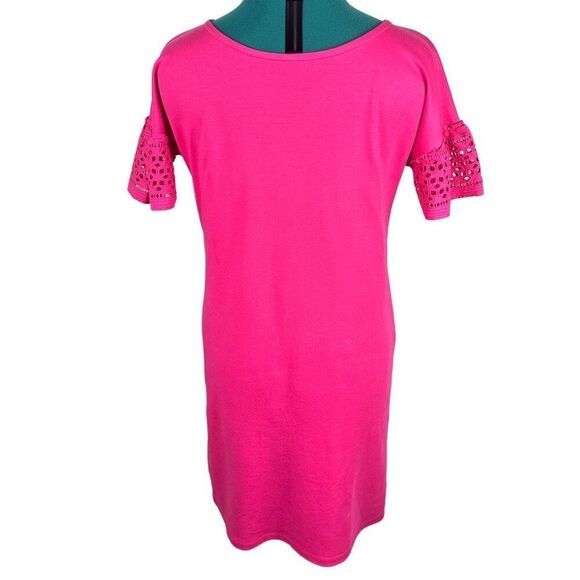Talbots Pink Short Sleeve Dress- Size S - Picture 1 of 9